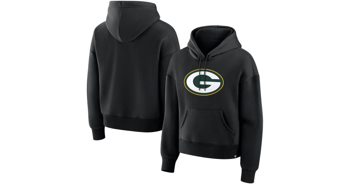 Packer Material Fanatics Green Bay Packers Essential Legacy Hoodie in Black | Lyst