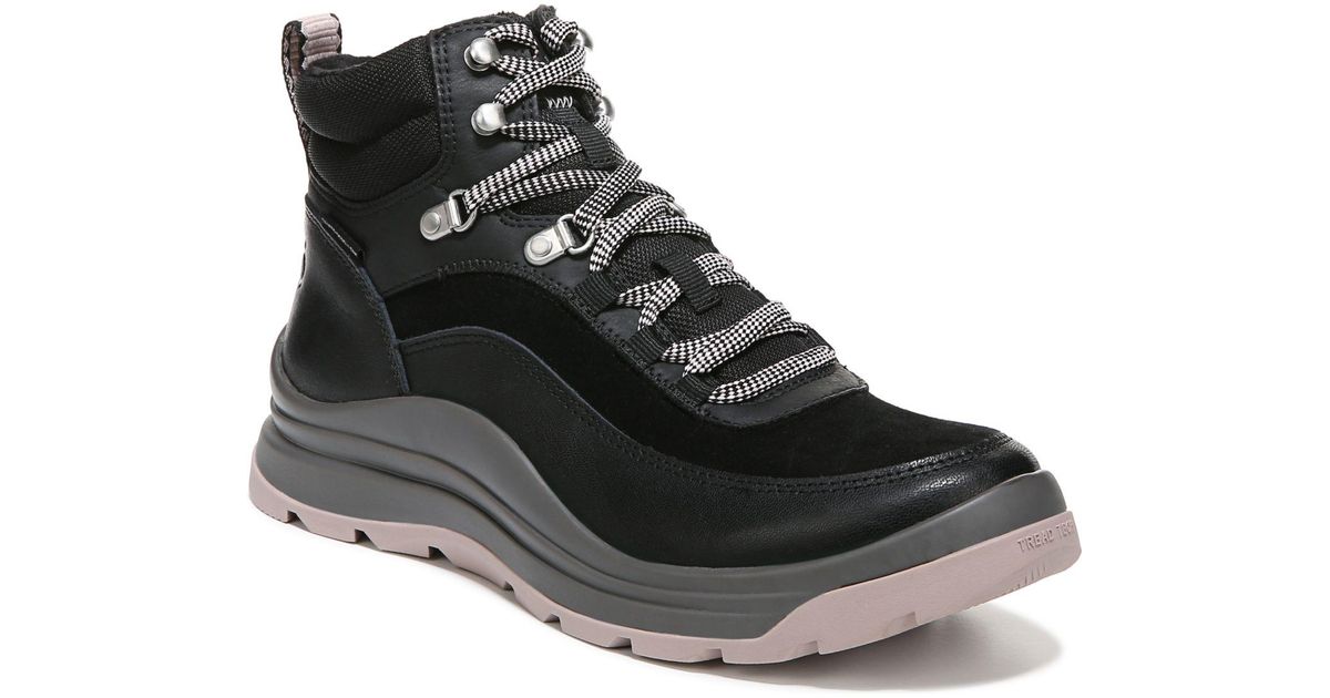 Ryka Halo Cold Weather Boots in Black Leather/Suede (Black) Lyst
