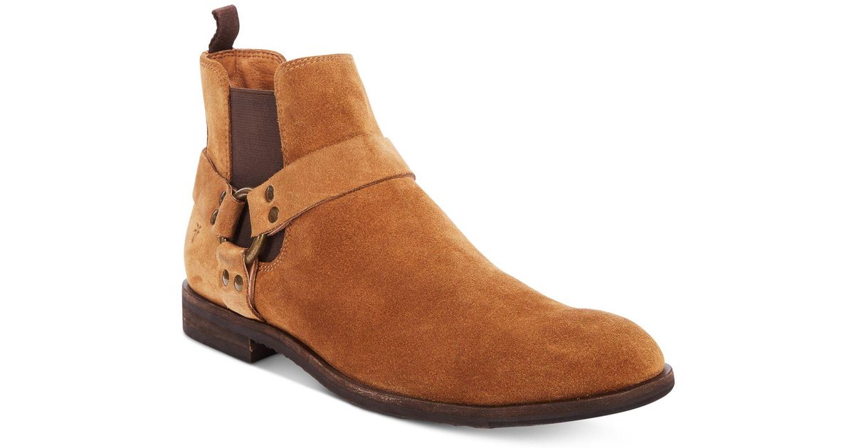 frye suede chelsea boot