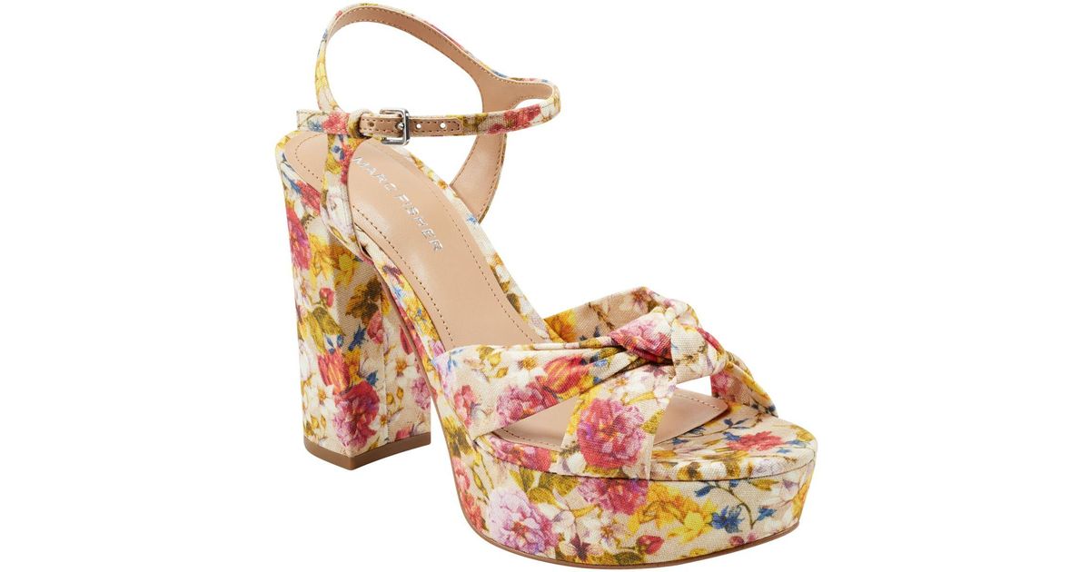 Marc Fisher Deren Platform High Heel Sandals Lyst