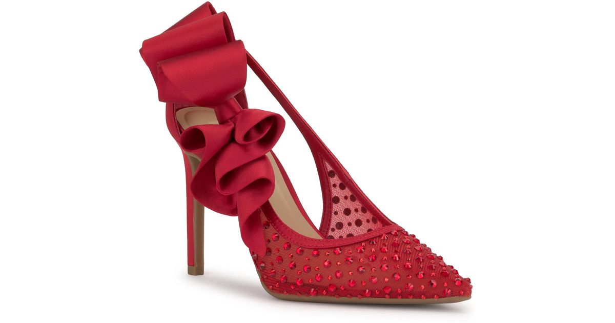Red Roz Shira INC International Concepts Shira Evening Pumps in Red | Lyst