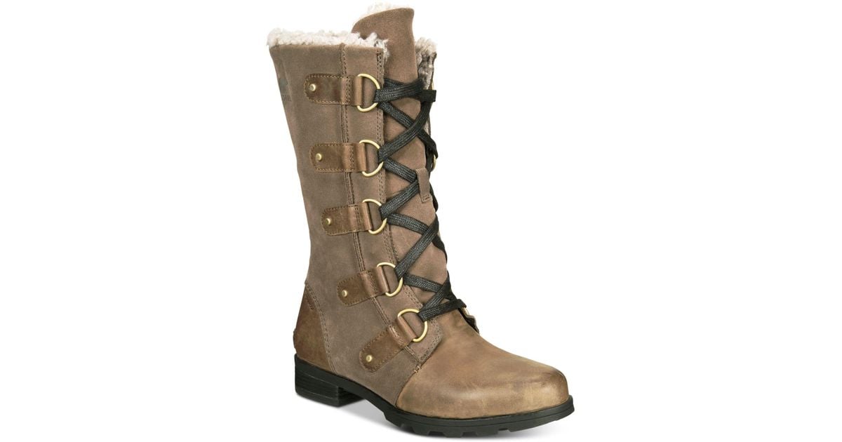 sorel emelie lace up