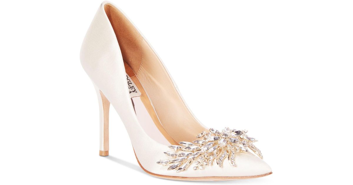 Badgley mischka marcela embellished stiletto pumps Clearance