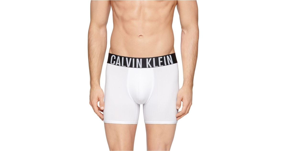 Calvin Klein Mens Intense Power Boxer Briefs In White For Men Lyst 5508