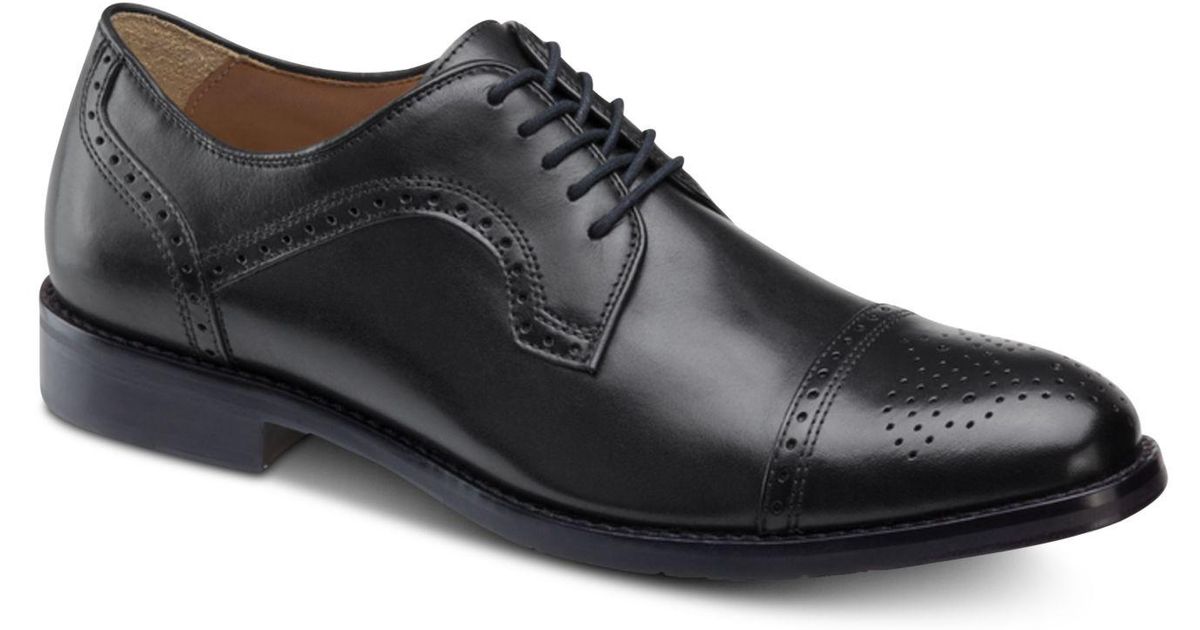 johnston and murphy halford cap toe