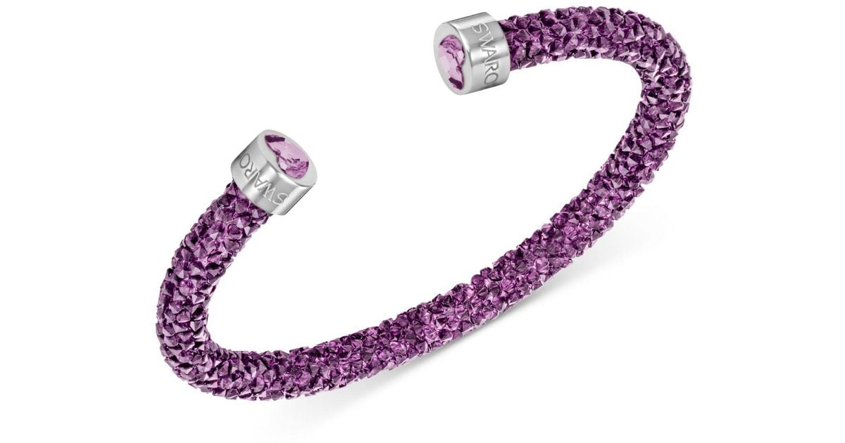 bracelet swarovski crystaldust violet bracelet swarovski crystaldust violet