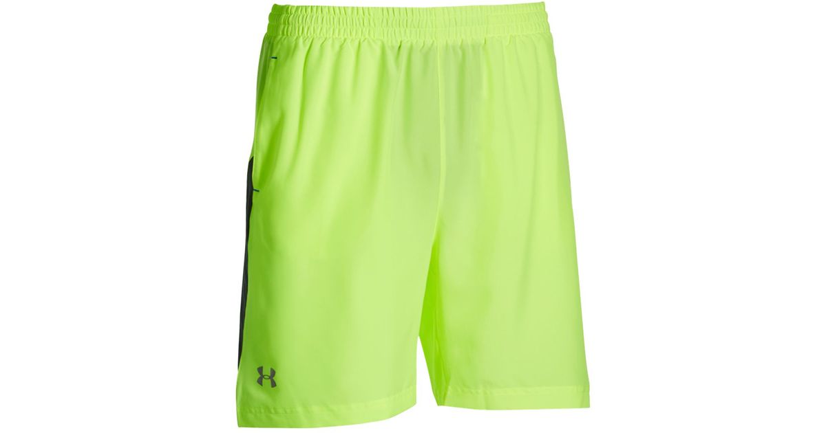 yellow under armour shorts