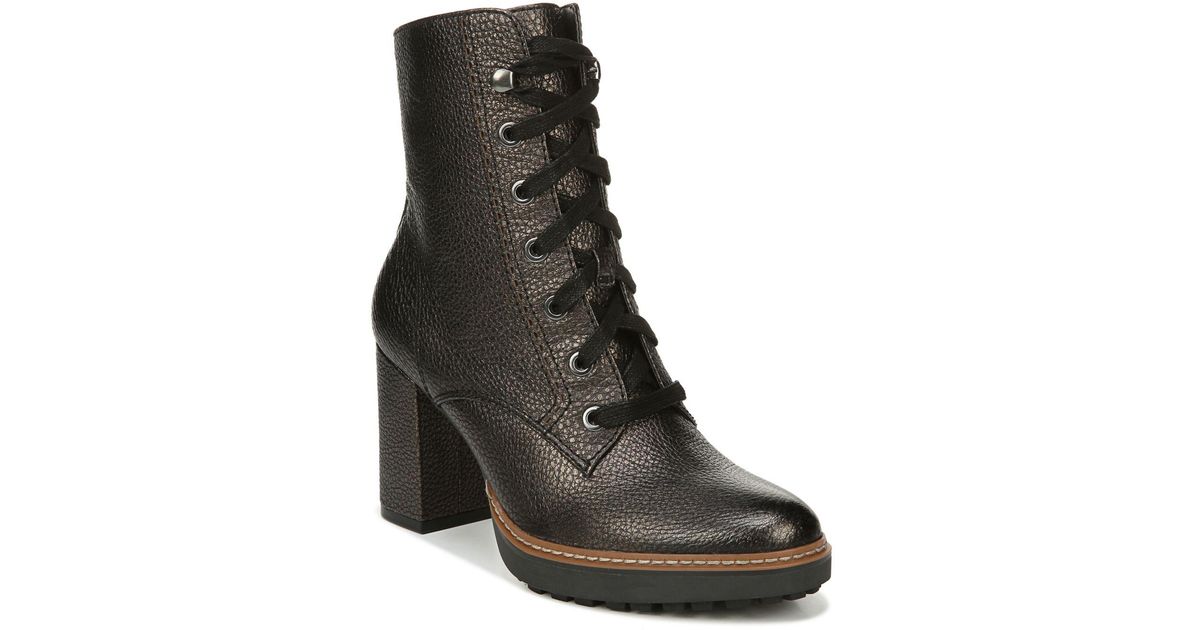 callie leather mid shaft boots