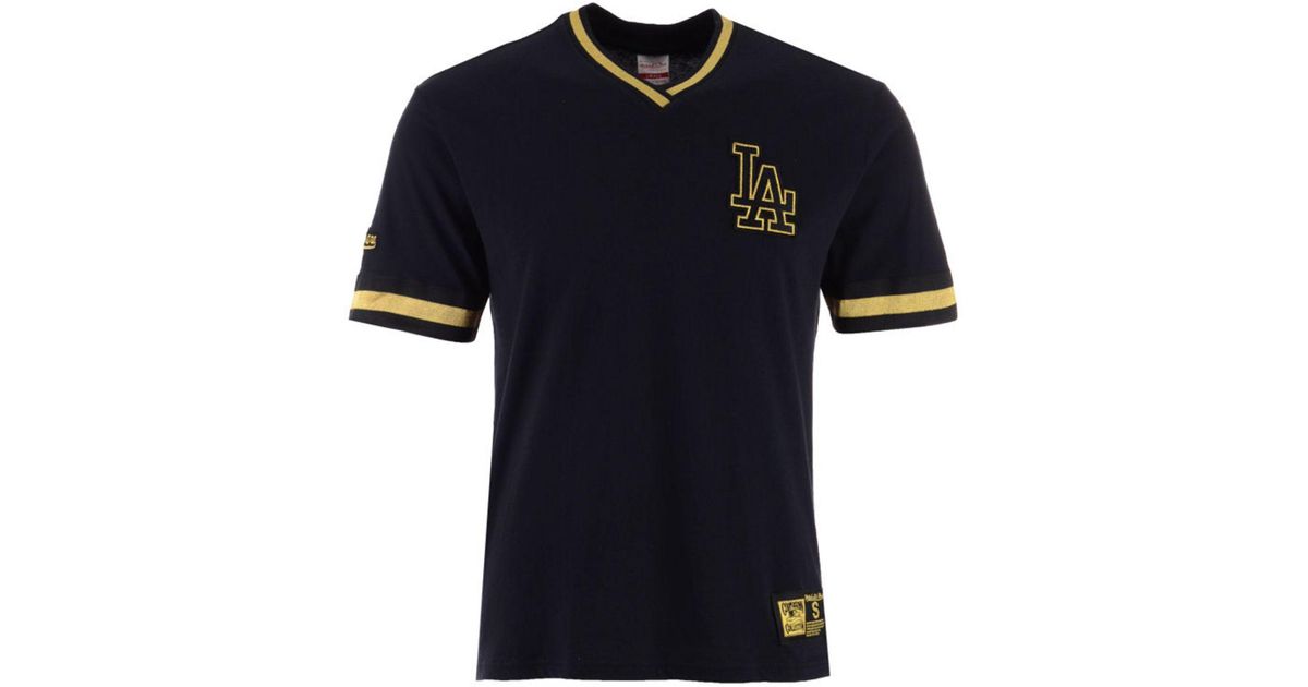black and gold dodgers jersey