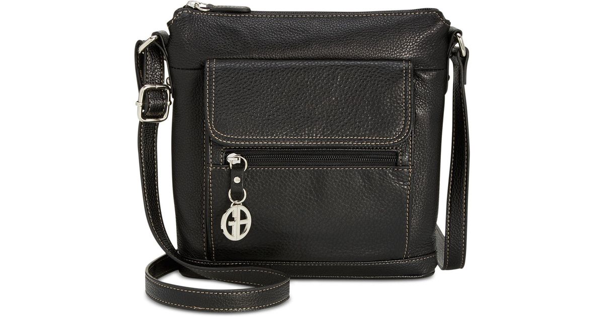 giani bernini black crossbody