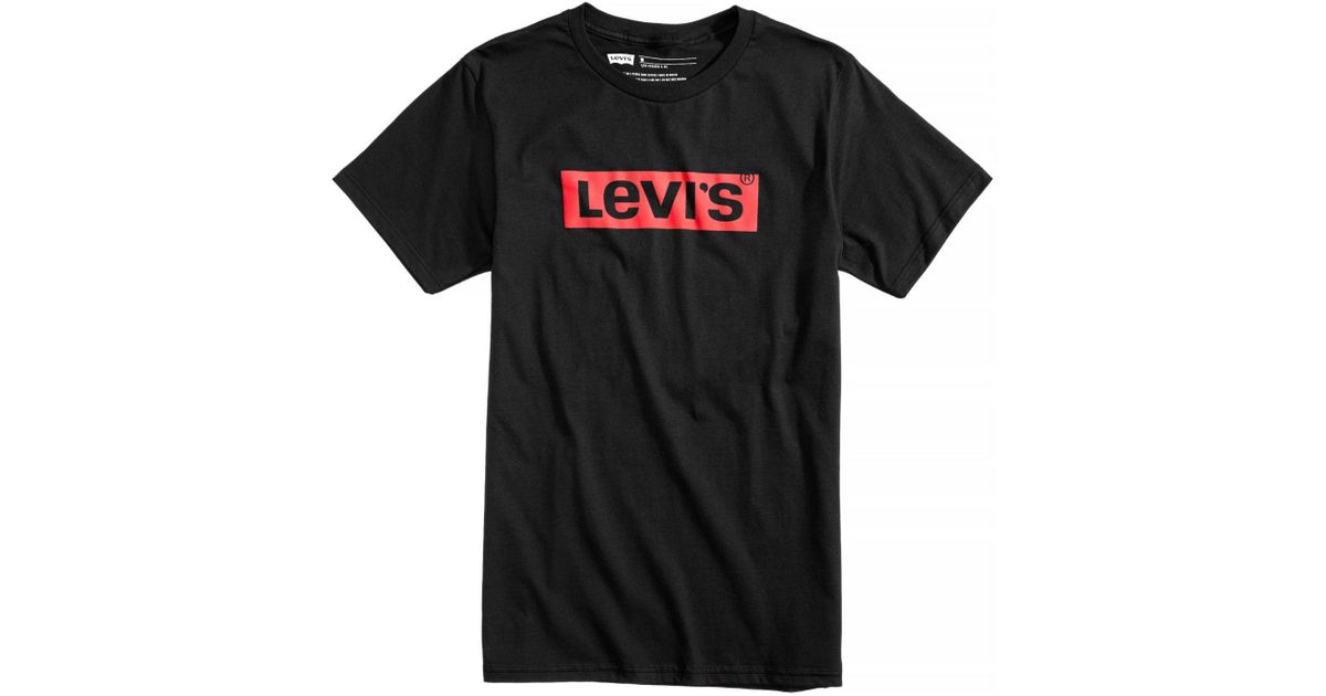 levis box logo t shirt