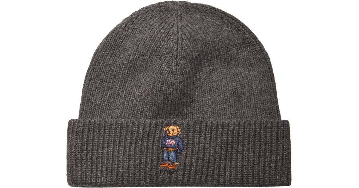 polo bear cuffed hat