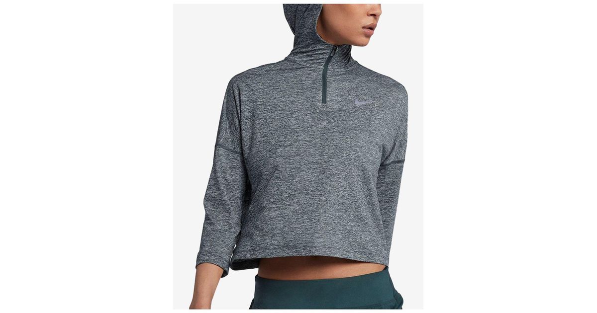 nike dry element cropped hoodie