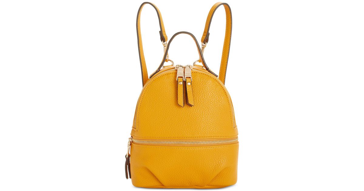 yellow steve madden backpack