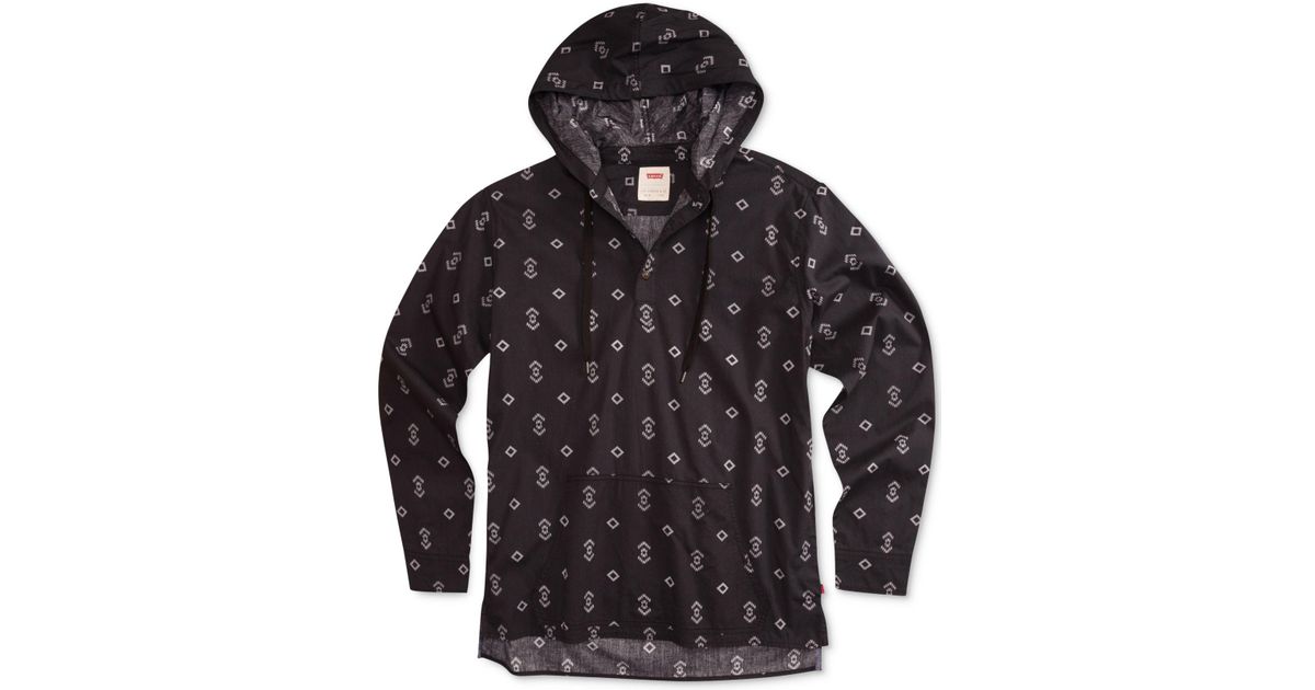 levi's hooded shirt