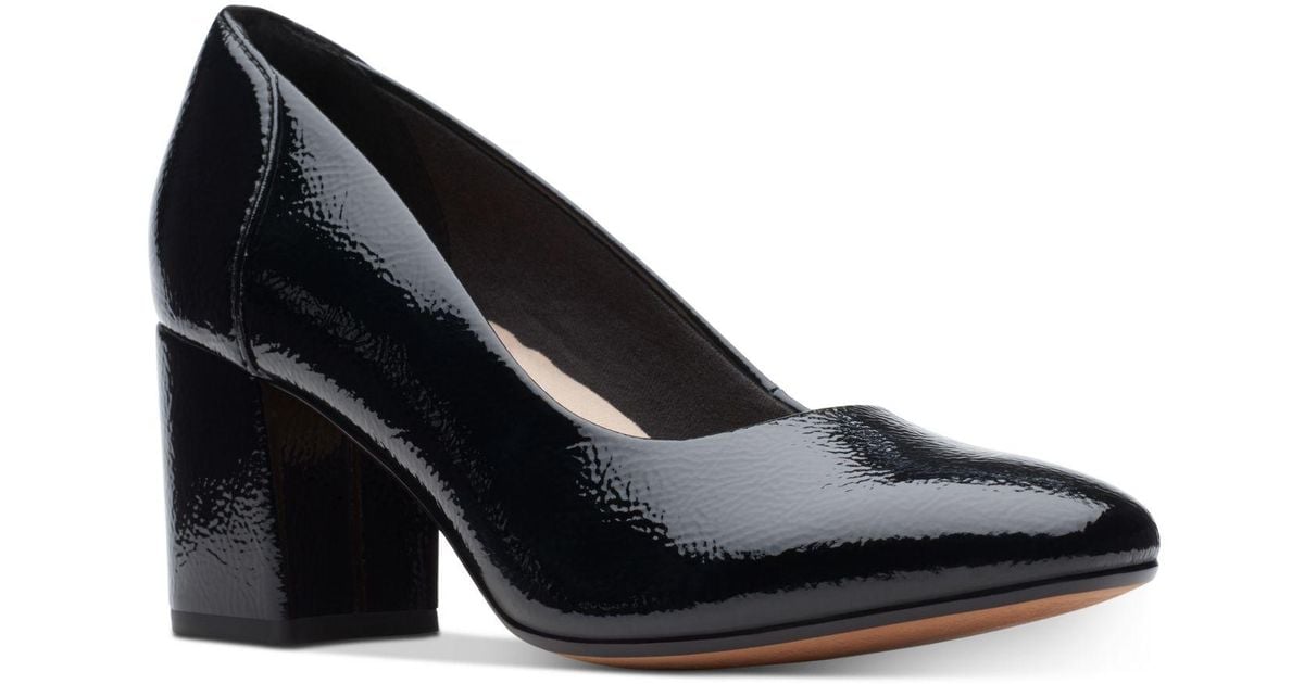 clarks block heel