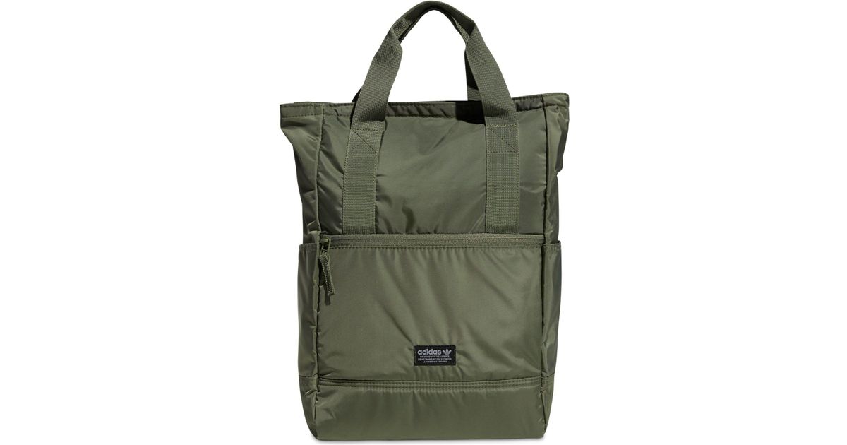 adidas Originals Tote Pack Ii Backpack in Green | Lyst