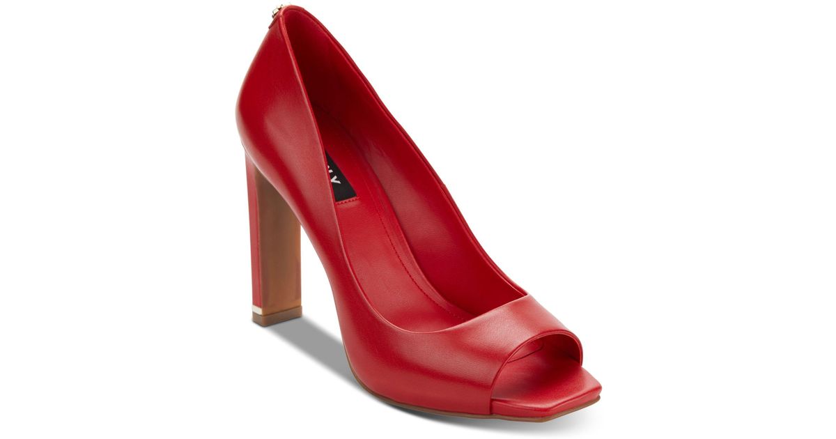 DKNY Leather Claudia Pumps, Created For 