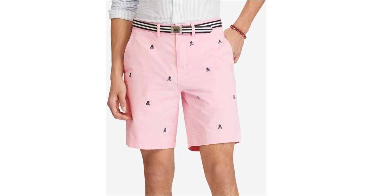 ralph lauren shorts pink
