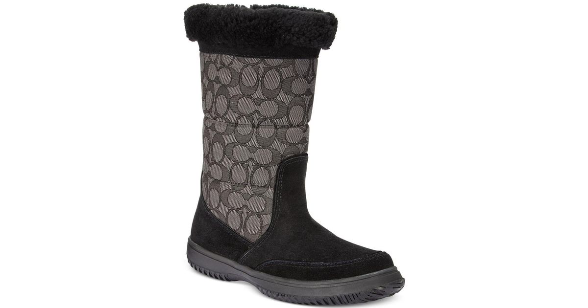 coach sherman boots