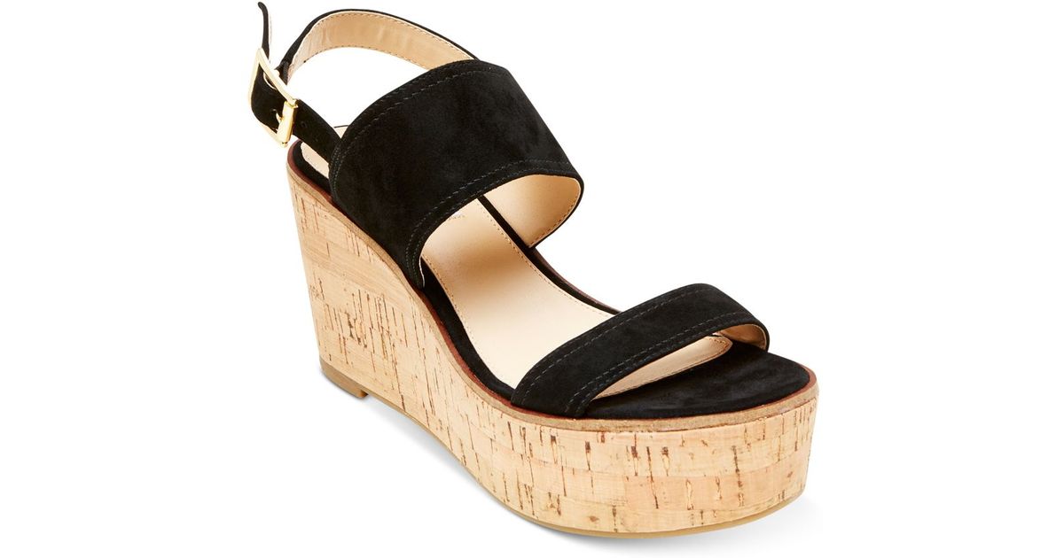 steve madden cork wedge heels