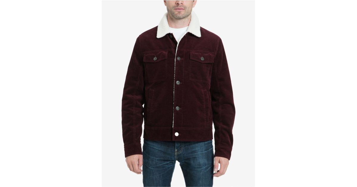lucky brand corduroy trucker jacket