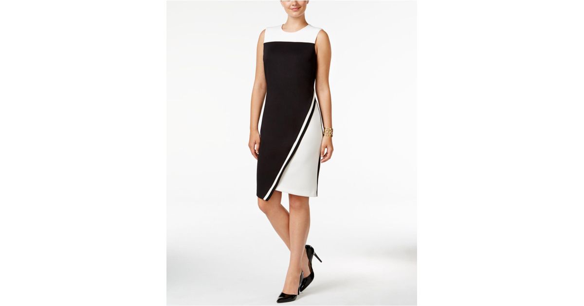 macy's black and white formal dresses