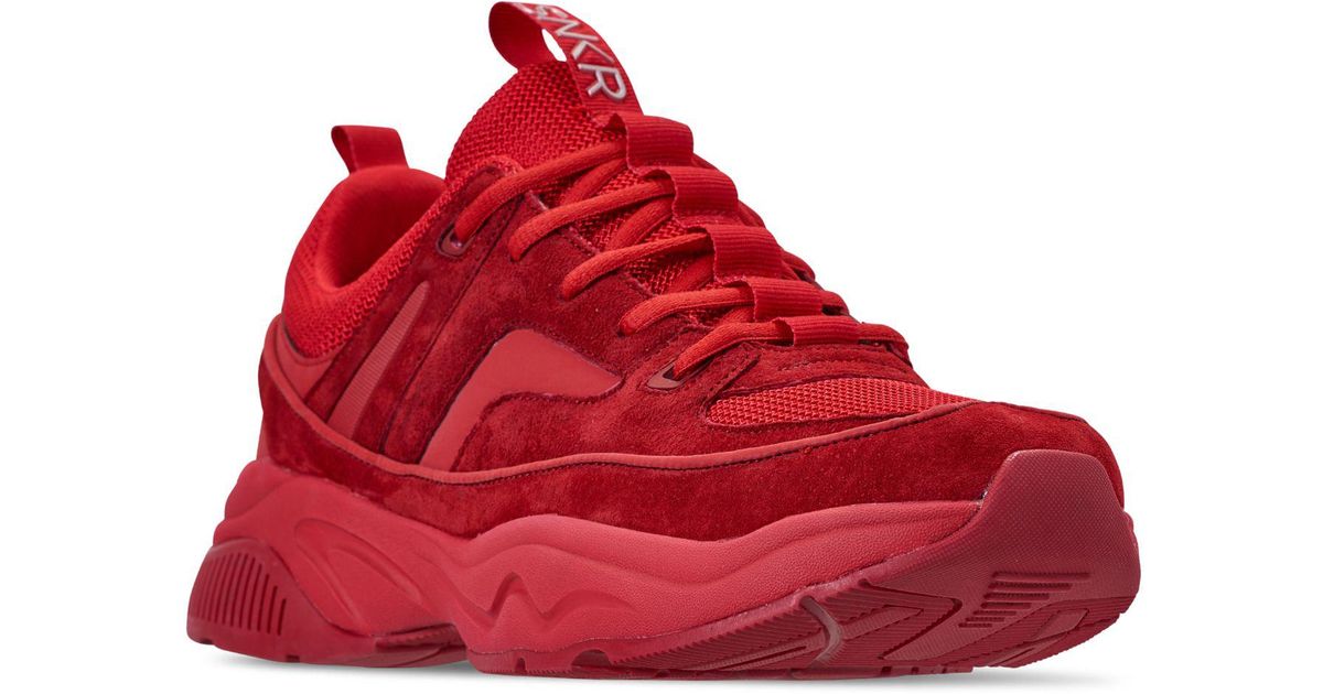 SNKR Project Suede Union Athletic Casual Sneakers From Finish Line in Red -  Lyst
