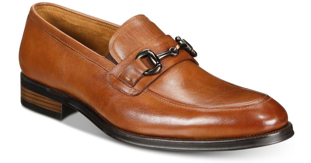 Kenneth Cole Brock Bit Loafers in Brown 