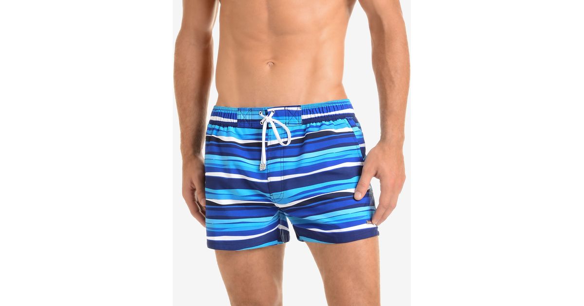Download 2xist 2(x)ist Men's Awning Stripe Ibiza Swim Shorts in ...