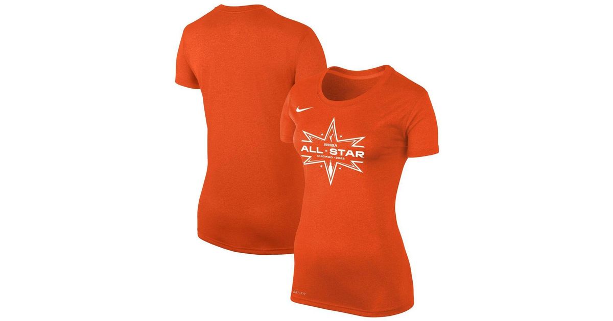Nike Orange 2022 Wnba Allstar Game Logo Legend Performance Tshirt Lyst