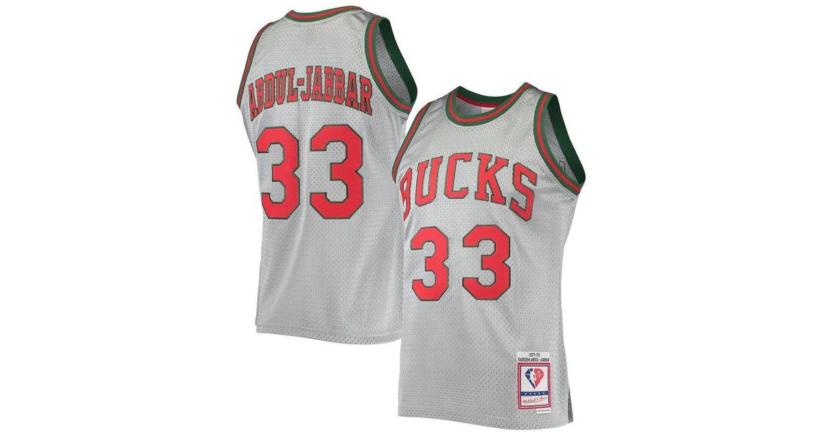 kareem abdul jabbar mitchell and ness jersey