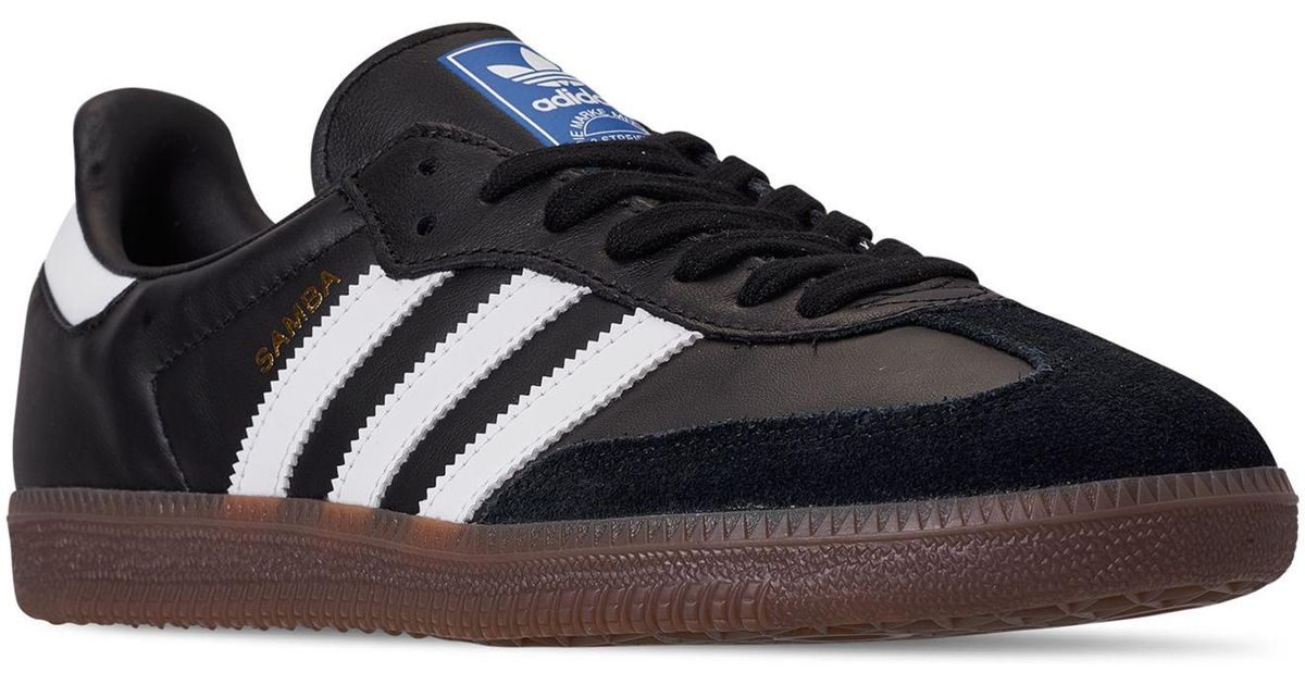 adidas Rubber Samba Casual Sneakers From Finish Line in Black for Men ...