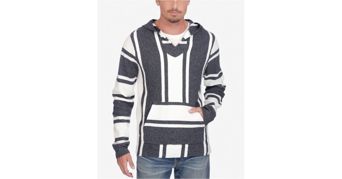 Lucky brand Men's Baja Hoodie in Blue for Men (Blue and White) Save