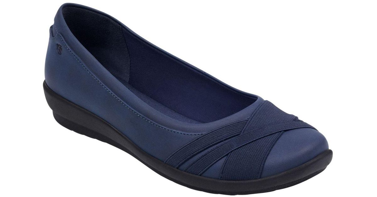 easy spirit navy flats