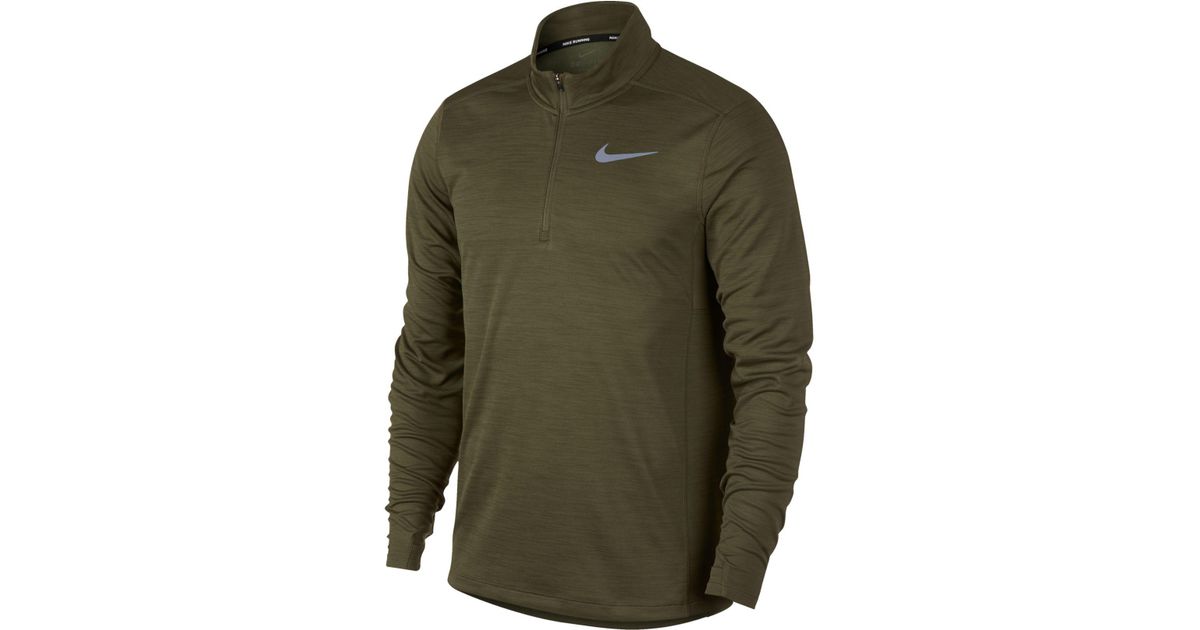 nike half zip running top men