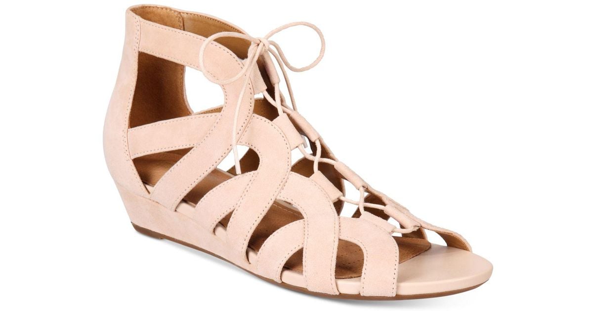 clarks lace up sandals