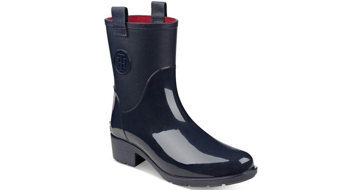 tommy hilfiger khristie rain boots