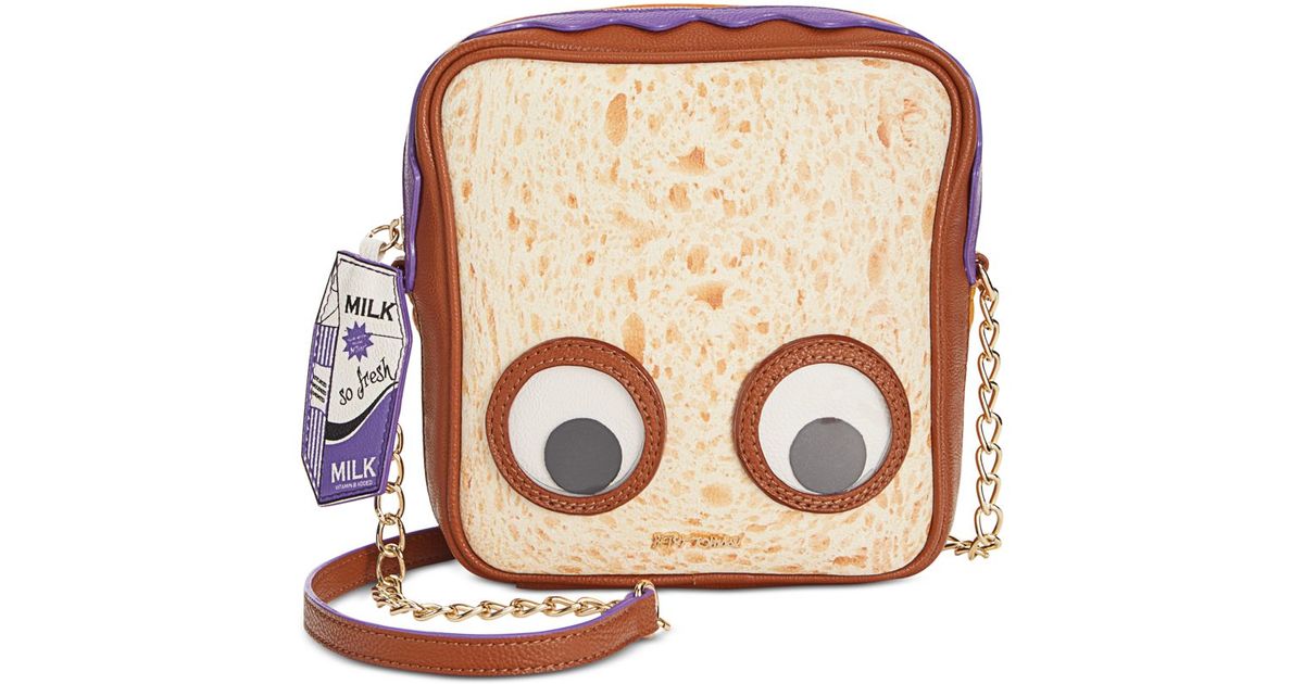 Betsey Johnson Googly Eye Peanut Butter Jelly Crossbody Lyst