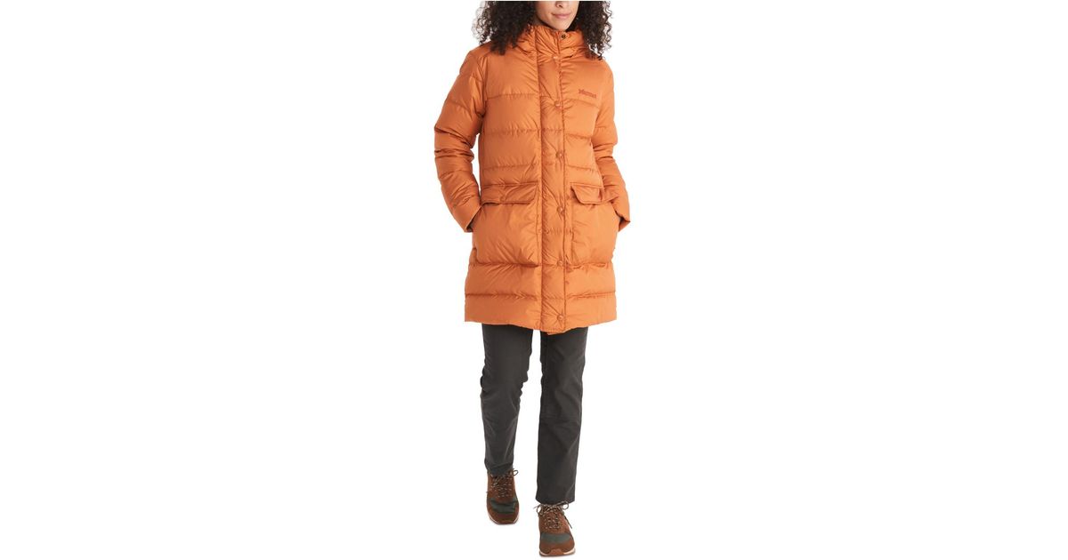 Marmot Strollbridge Down Parka Jacket in Orange Lyst