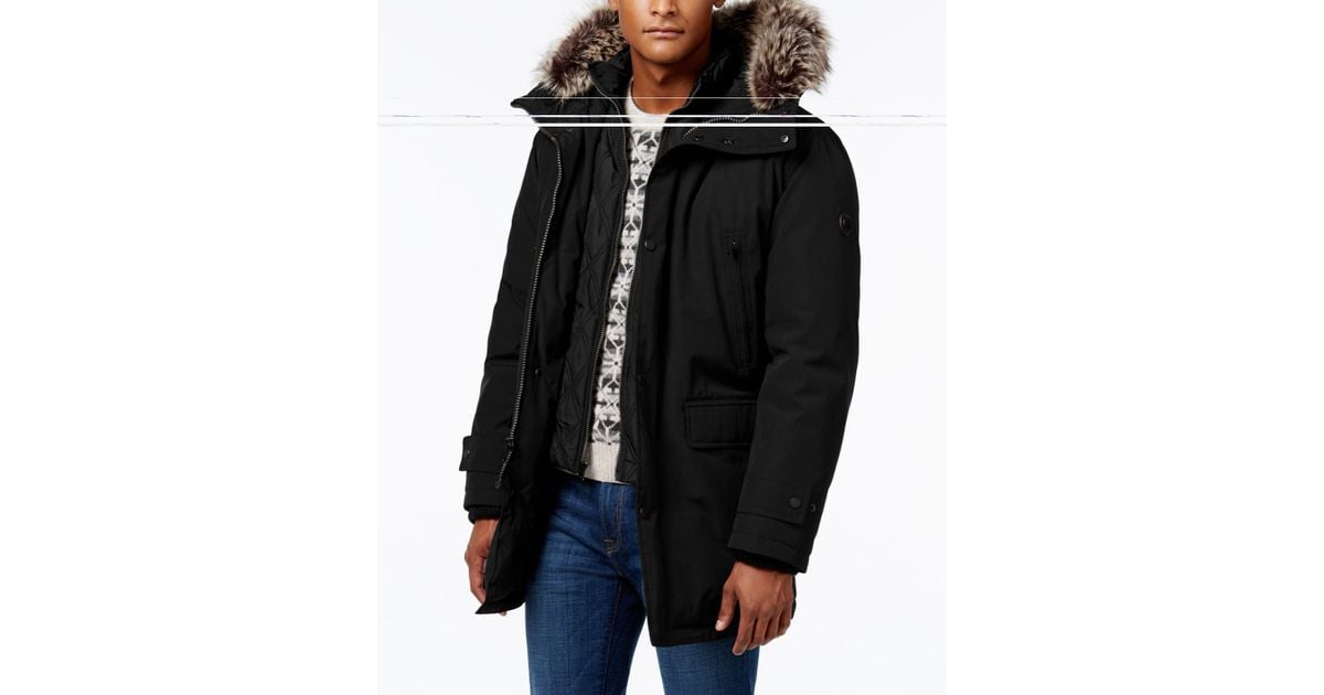 michael kors hooded bib snorkel parka