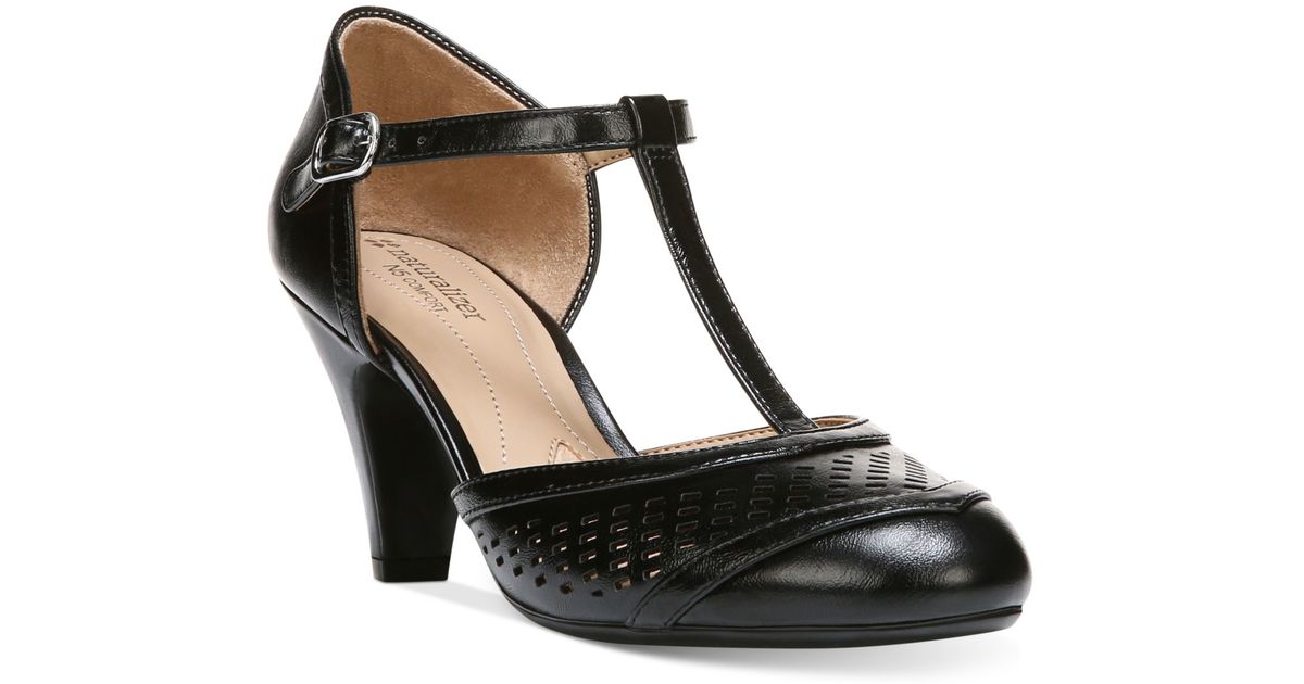 naturalizer t strap heels