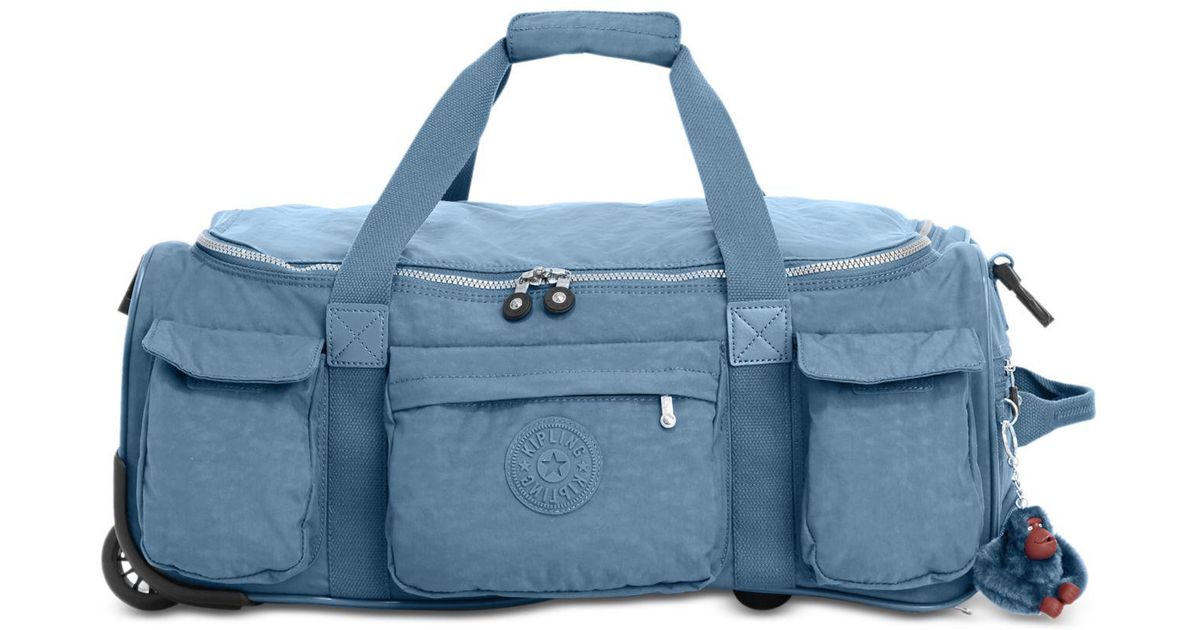 Kipling Discover Small Carry-on Wheeled Duffle in Blue | Lyst