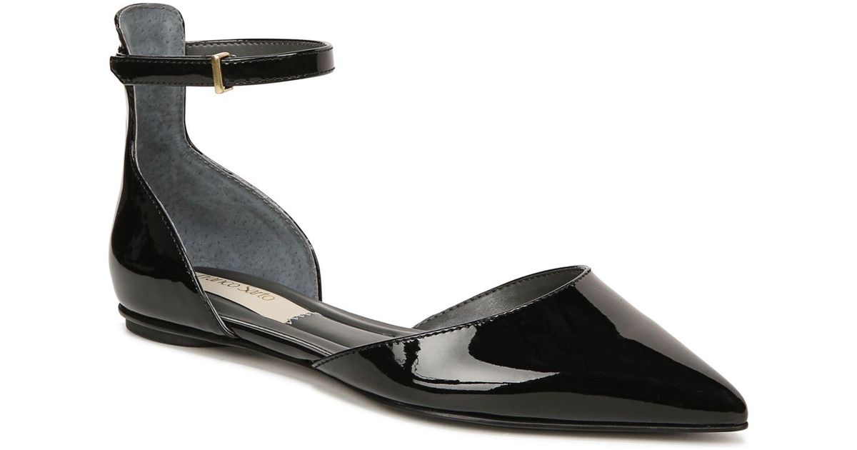 franco sarto ankle strap flat