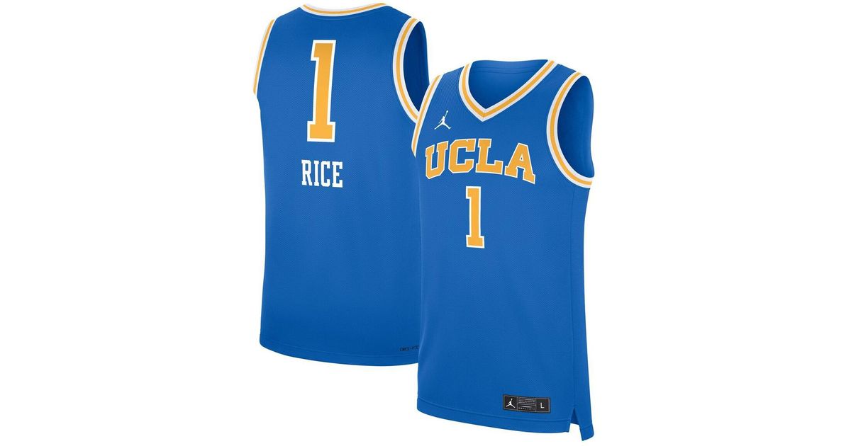 Nike Kiki Rice Ucla Bruins Replica Basketball Jersey in Blue for Men | Lyst