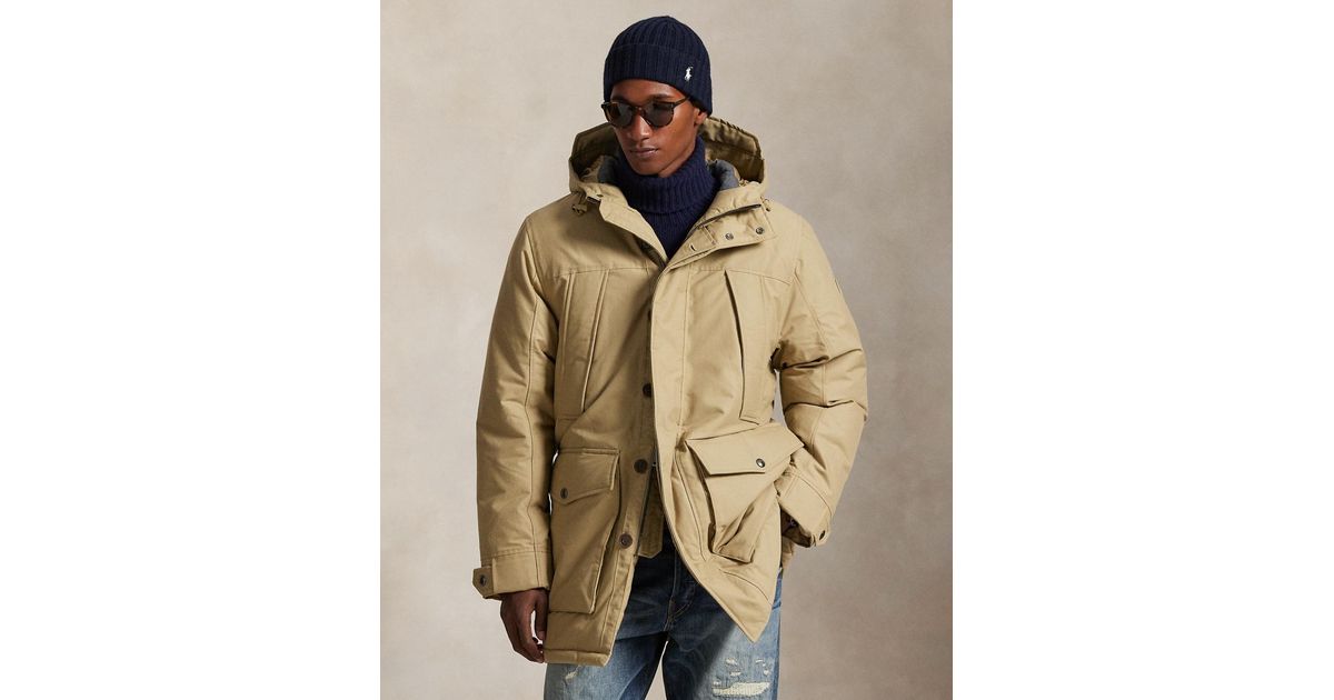 Polo Ralph Lauren Lennox Parka Jacket in Natural for Men | Lyst