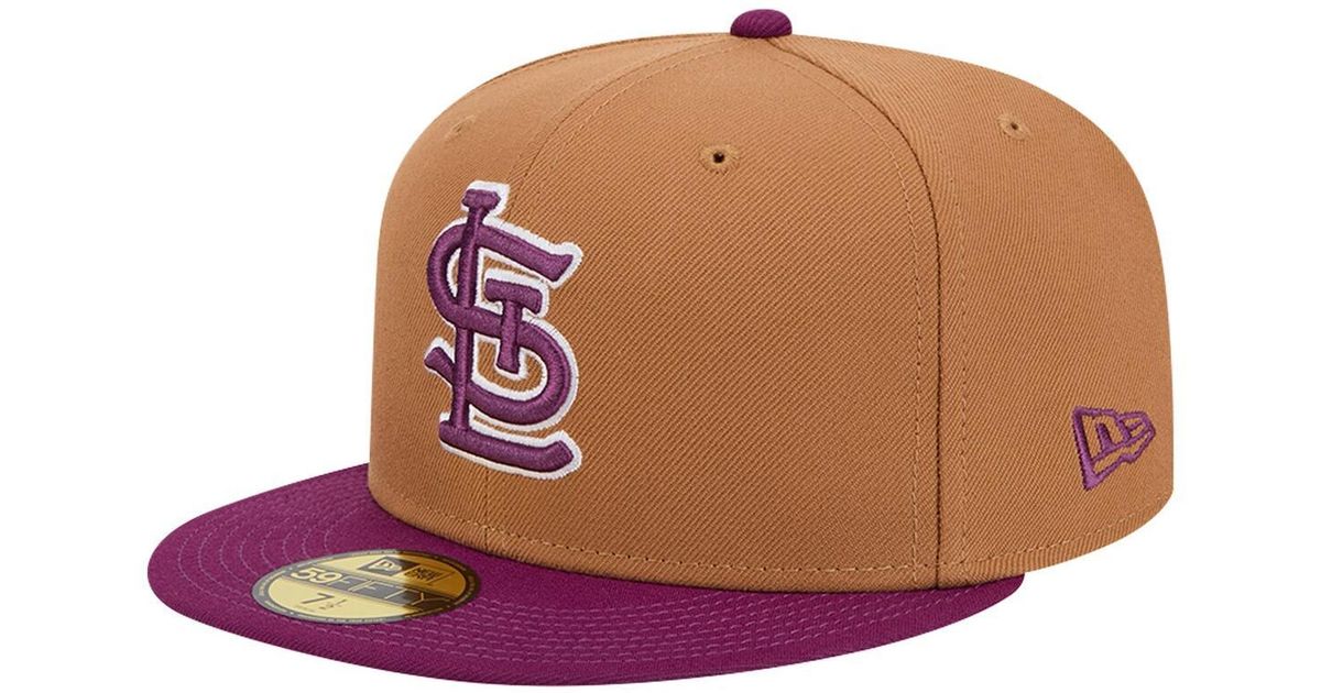 KTZ Brown/purple St. Louis Cardinals Two-tone Color Pack 59fifty Fitted ...