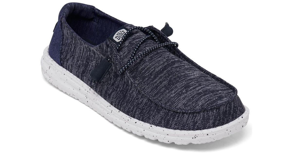 Hey Dude Wendy Sport Knit Casual Moccasin Sneakers From Finish Line in ...