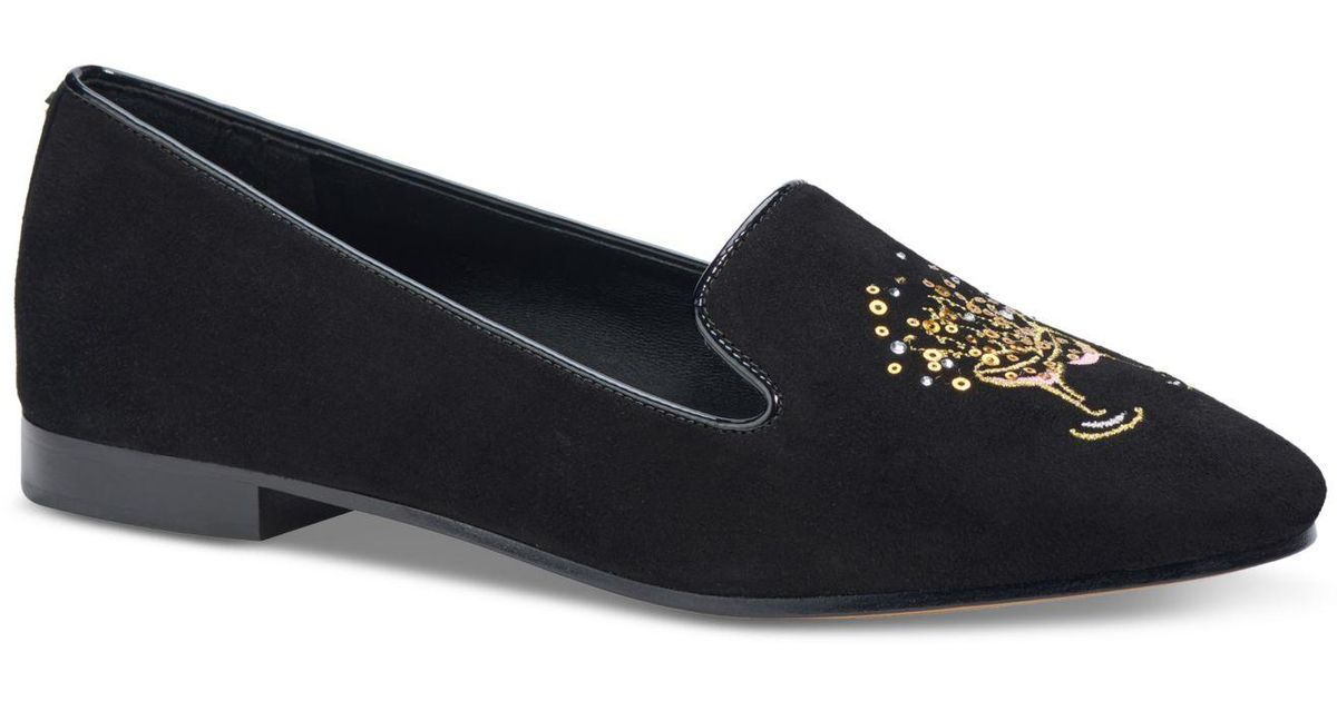 kate spade black loafers