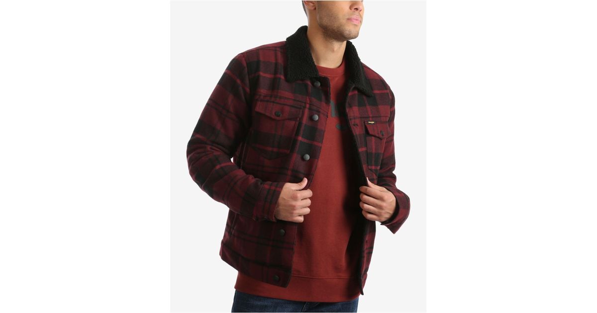 wrangler wool jacket